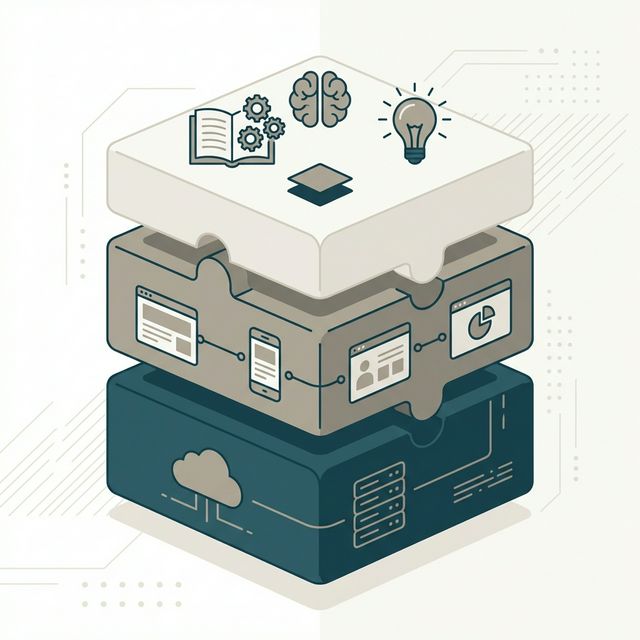 Illustration: Das 3-Schichten-Modell